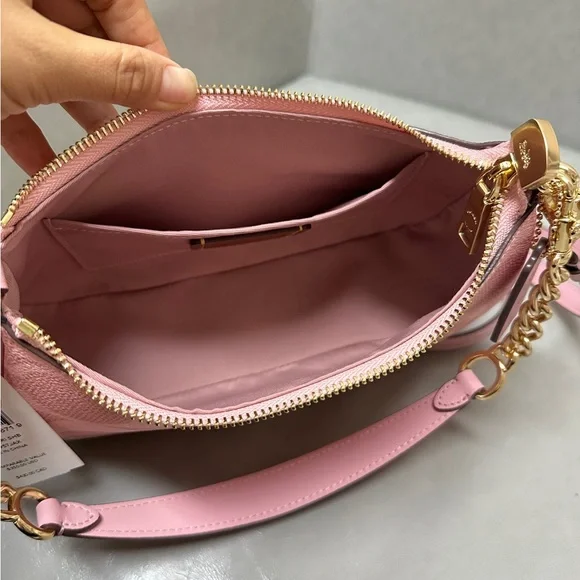 ✨Coach Teri Signature Canvas - Gold/Pink Charms - Picture 6 of 6